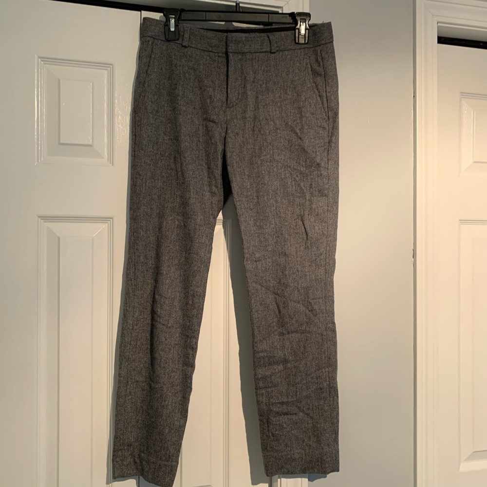 Gray wool tweed Ryan pants size 2 short